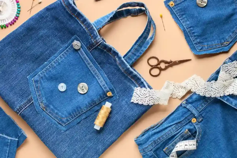 Cucito in casa: come trasformare vecchi jeans in una borsa moderna e trendy